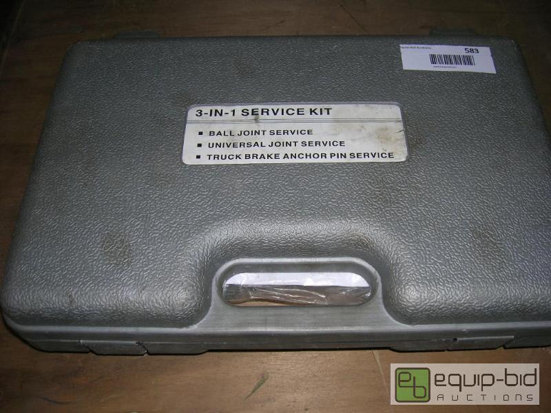 lot 583 image: 3-in-1 Ball Joint Service Kit w Hard Case