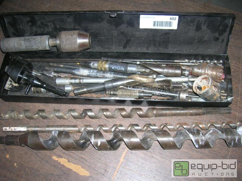 lot 602 image: Lot of Various Drill Bits