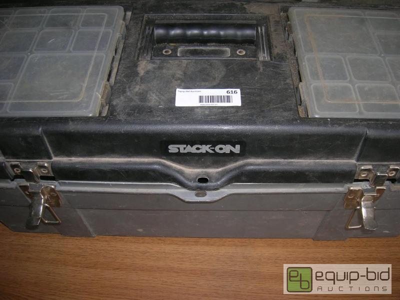 lot 616 image: Large Stack-On Tool Box w Tools
