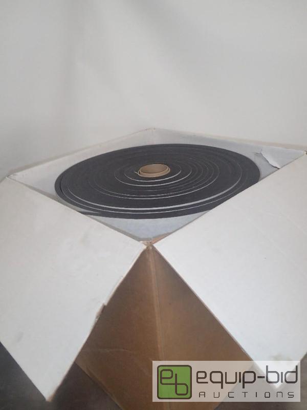 lot 7085 image: Large Lot of Black Foam Weatherstripping