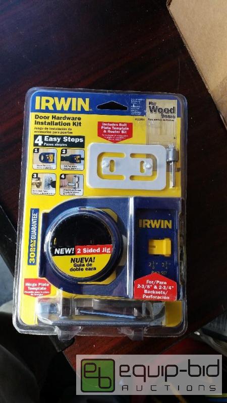 lot 101 image: IRWIN DOORKNOB INSTALLATION KIT