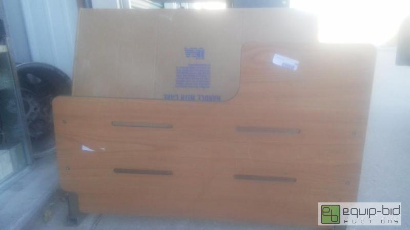lot 169 image: TEAK AND STAINLESS SHOWER SEAT