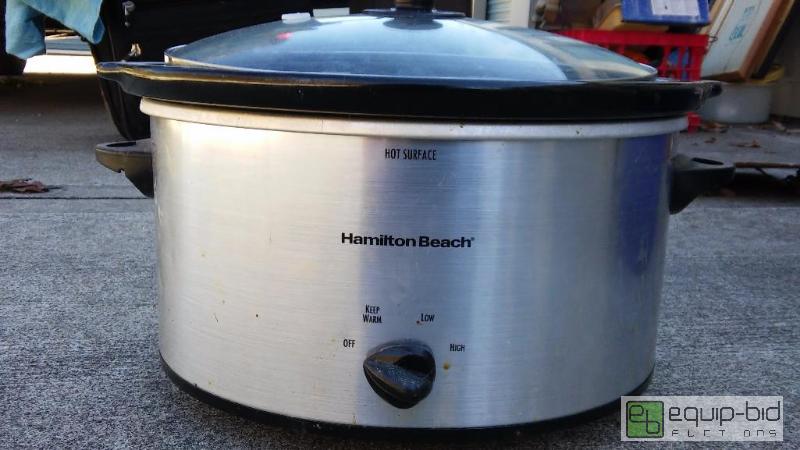 lot 212 image: HAMILTON BEACH CROCK POT
