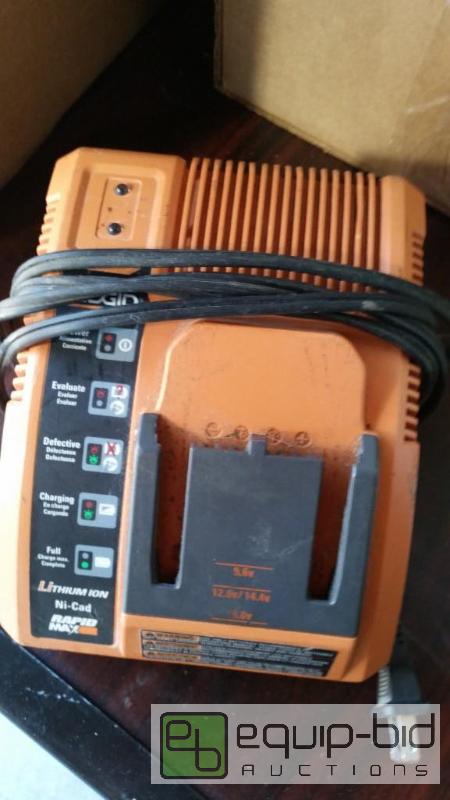 lot 88 image: RIGID LITHIUM BATTERY CHARGER