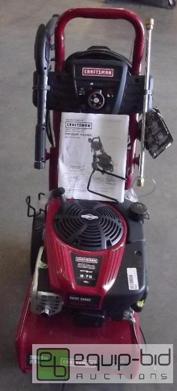lot 2292 image: CraftsMan Powerwasher   Craftsman 3000psi 2.7...