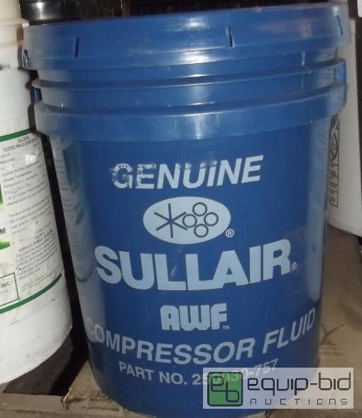 lot 2309 image: Genuine Sullair AWF Compressor Fluid   See pi...