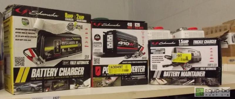 lot 2327 image: Schumacher Battery Lot   See pictures for det...