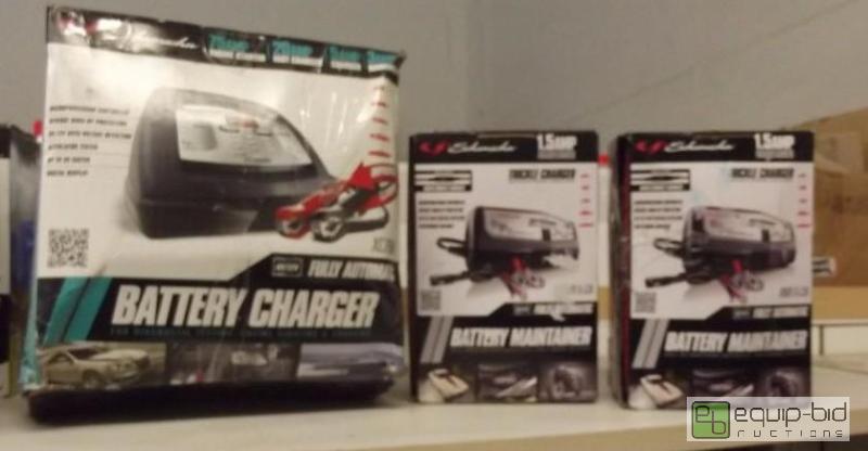 lot 2328 image: Schumacher Machine Lot   Schumacher Battery C...