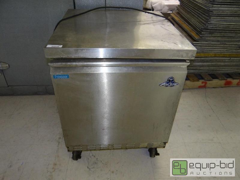 lot 101 image: Ascend ss work top freezer on wheels. Untest...