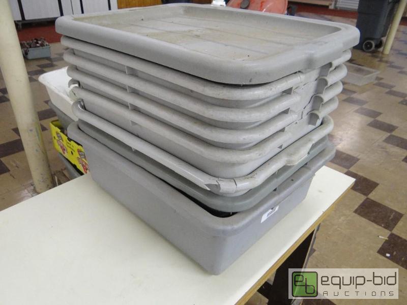lot 201 image: Lot of 7 bus tubs....