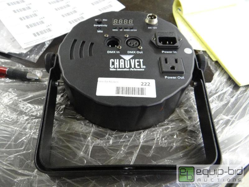 lot 222 image: Lot of 4 Chauvet&nbspslim par 56 lights. Lik...