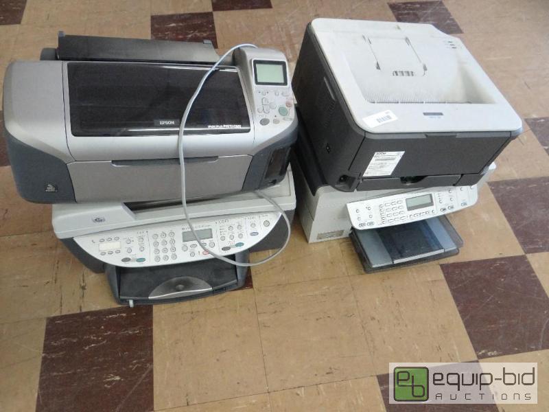lot 391 image: Lot of 4 various printers. Untested....