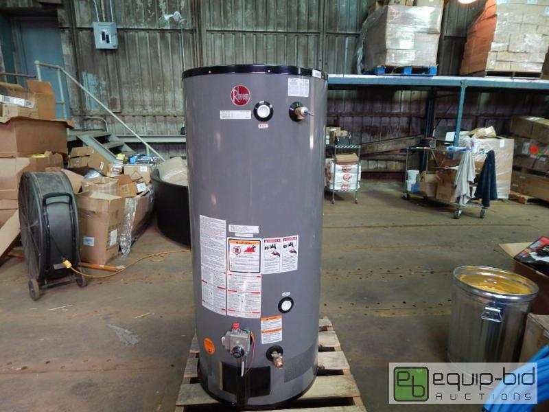 lot 2263 image: Rheem LP Gas Hot Water Tank