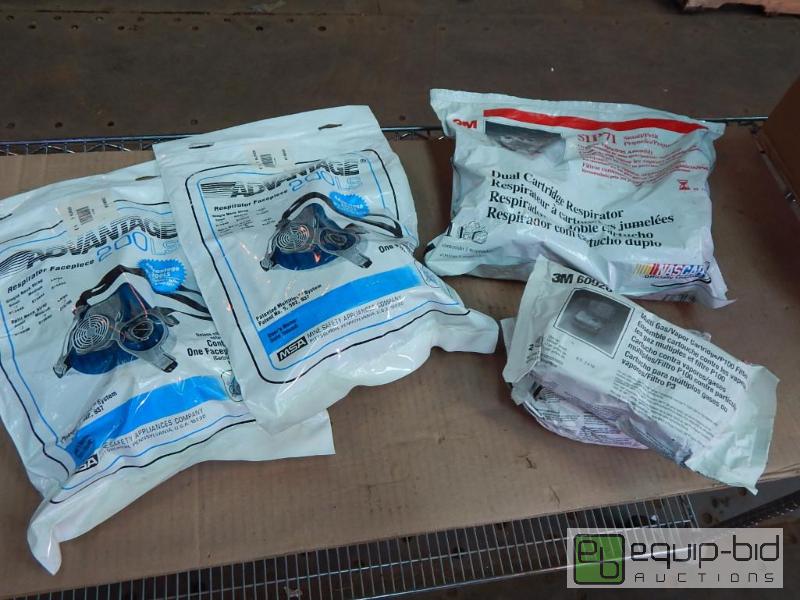 lot 2394 image: Lot of Air Respirators and Cartridges