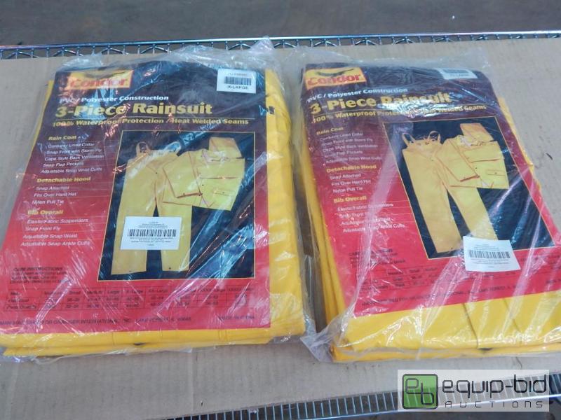 lot 2395 image: 2 Condor 3peice Rain Suits