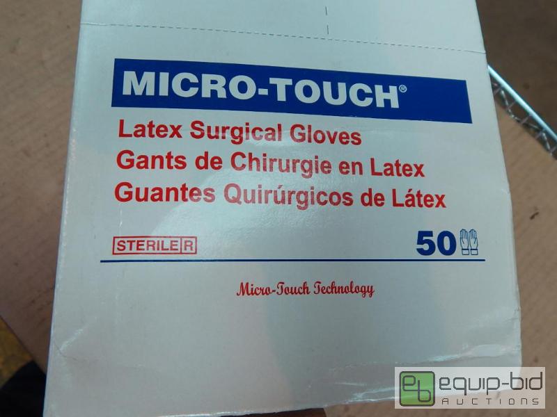 lot 2399 image: Box of Micro-Touch Latex Gloves