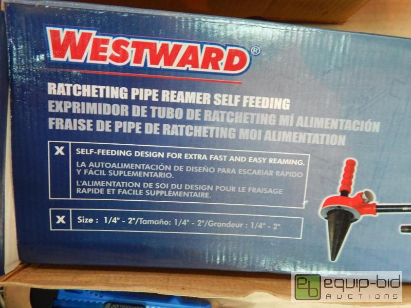lot 2432 image: Case of Westward Ratcheting Pipe Reamers