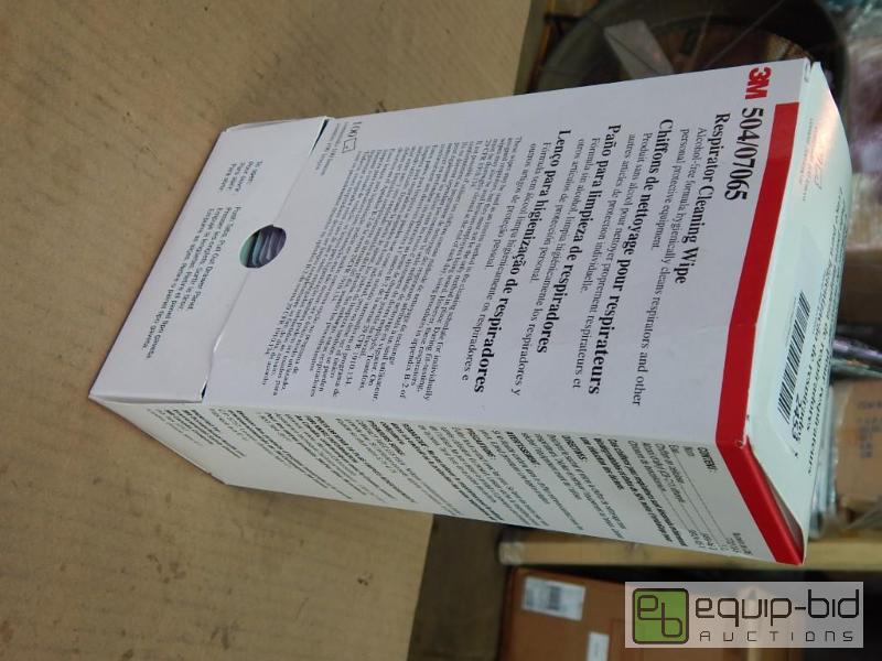 lot 2453 image: Box of Respirator Cleaning Wipes