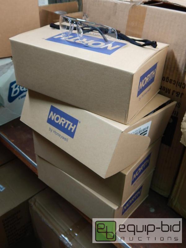 lot 2462 image: 4 Boxes of North Anti-Fog Safety Glasses