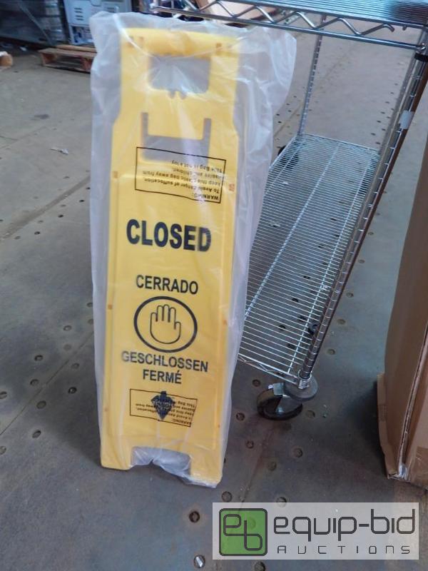 lot 2489 image: Case of Multilingual Floor Signs