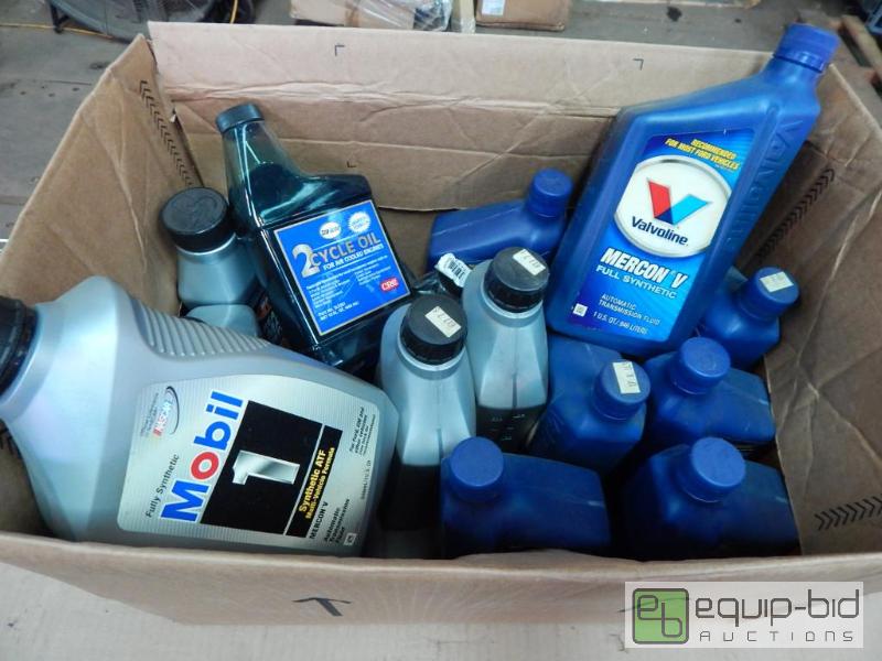 lot 2495 image: Large Lot of 2 Cycle Oil and Transmission Oil