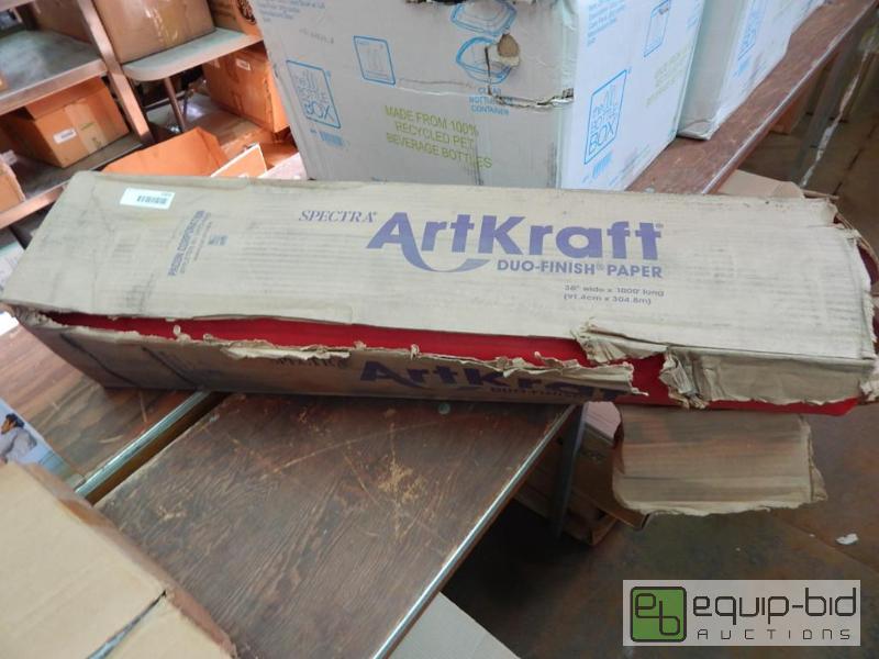 lot 2501 image: Roll of Art Kraft Duo-Finish Paper