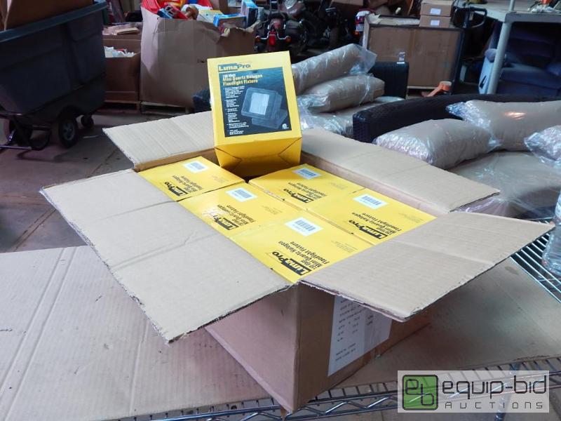 lot 2516 image: Case of Luma Pro Mini Quartz Floodlight Fixtures
