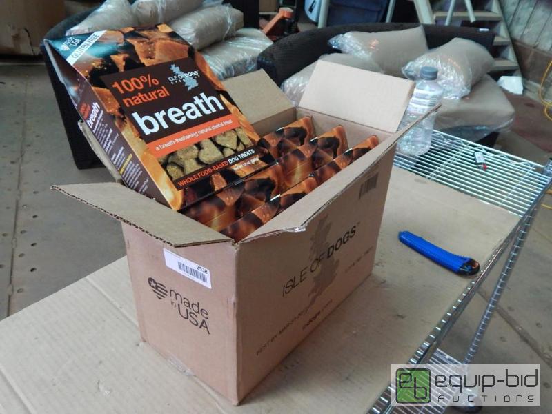 lot 2538 image: Box of Isle of Dogs Breath Dog Treats