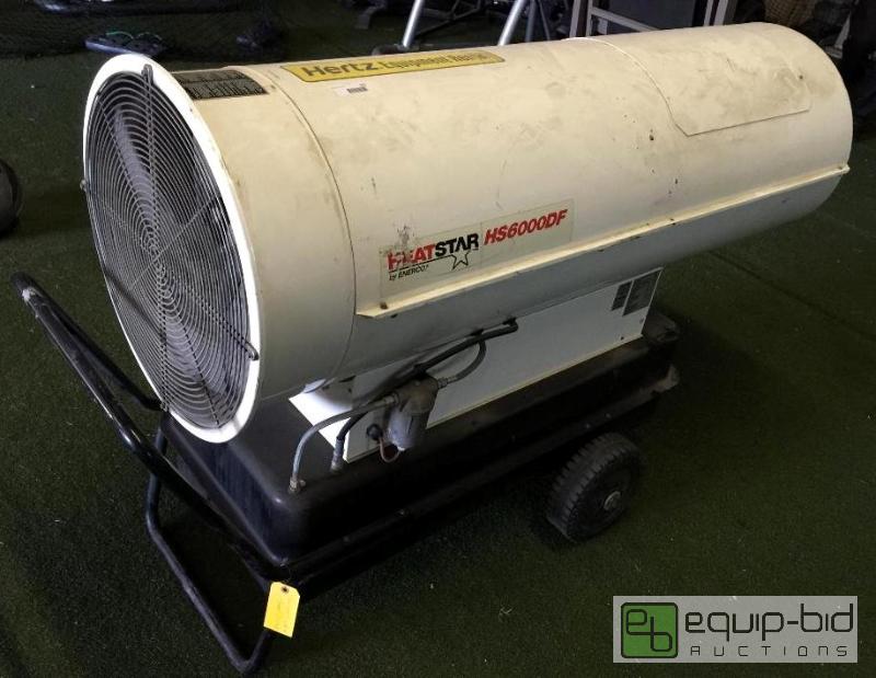 lot 222 image: Portable Kerosene Diesel Forced Air Heater - 610,000 BtuHr