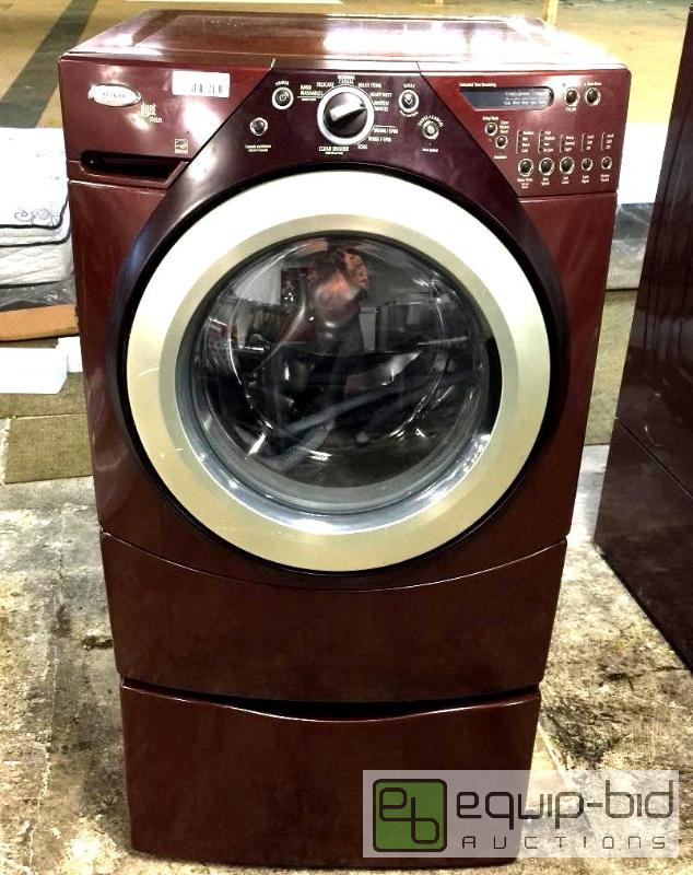 lot 97 image: Whirlpool Duet Tuscan Chestnut Front Load Washer
