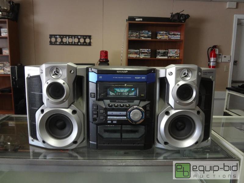 lot 11 image: Sharp Home Stereo Fully Tested and Functioning