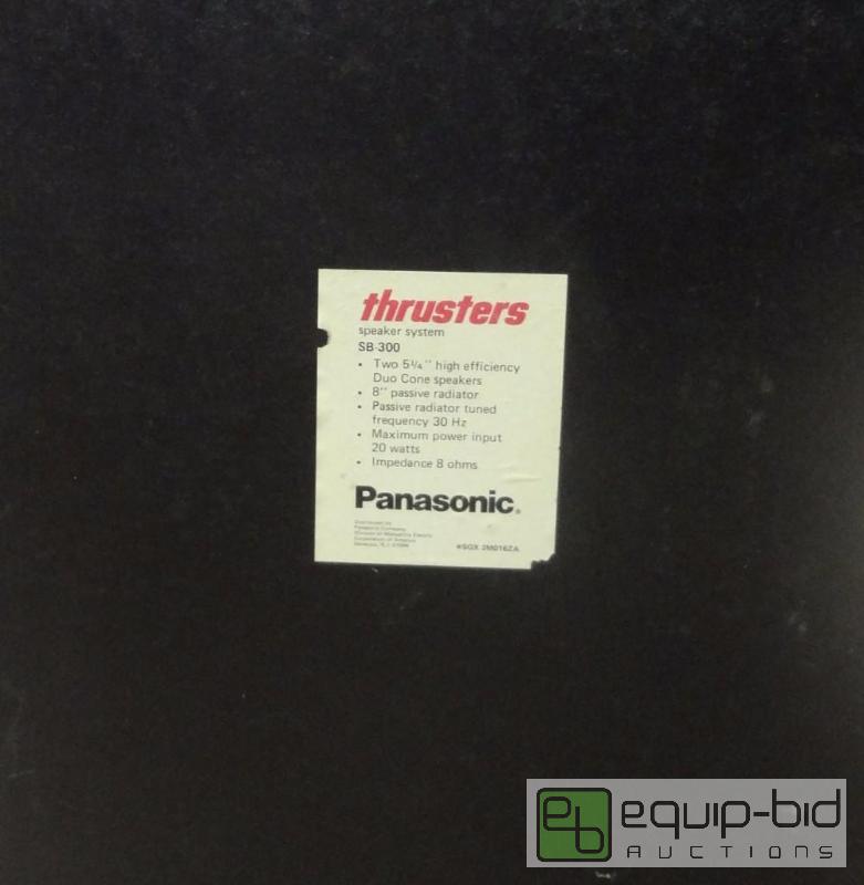 Vintage Panasonic Thrusters | iN CA&Hootz Pawn Shop Liquidation