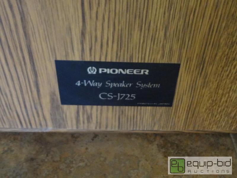 Pioneer 4 way sales floor speakers