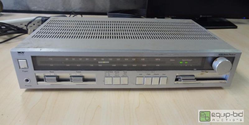 lot 64 image: MCS Vintage Tuner Tested and Fully Functioning