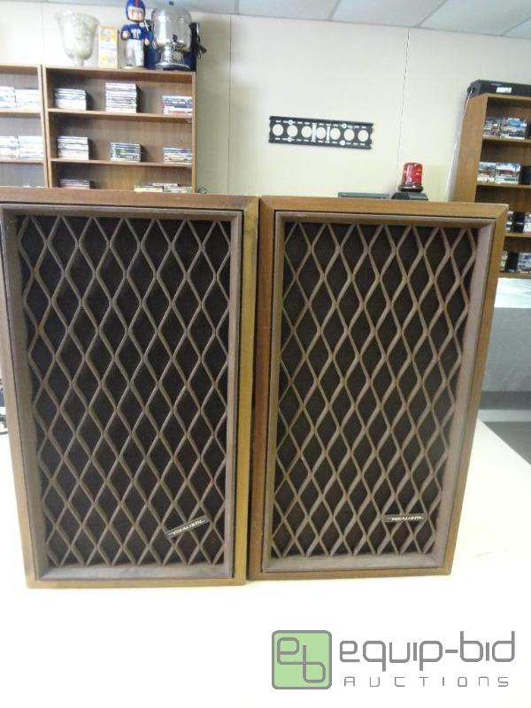 lot 90 image: Pair of Speakers Tested and Fully Functioning