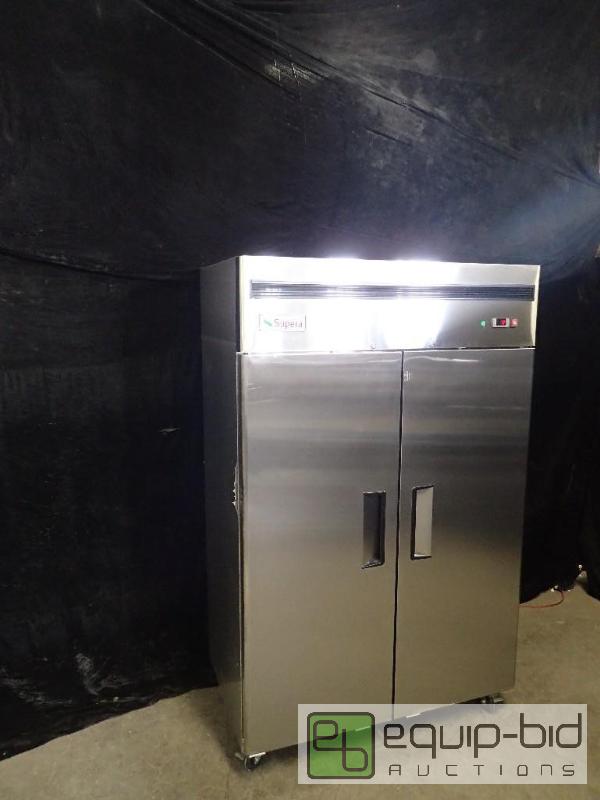 lot 1005 image: Supera (R2R-1) - 52 Solid Door Reach-In Refrigerator