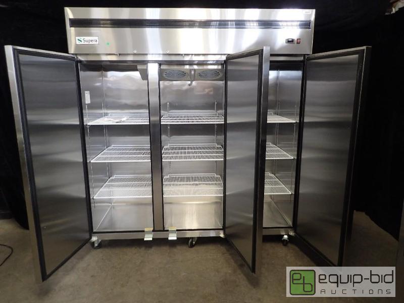 lot 1009 image: Supera 3 Door Stainless Cooler