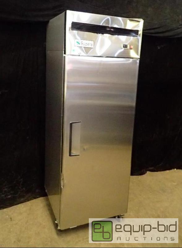 lot 1010 image: Supera Stainless Single Door Freezer