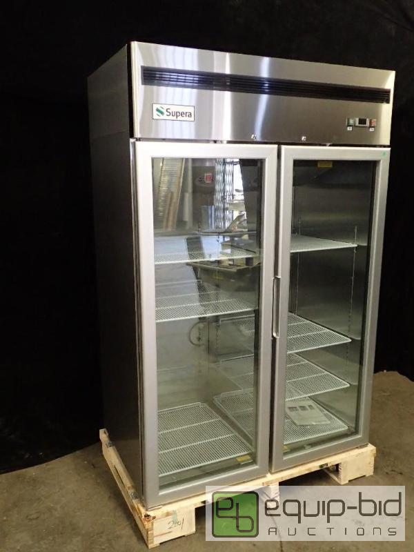 lot 1013 image: Supera Double Glass Door Freezer