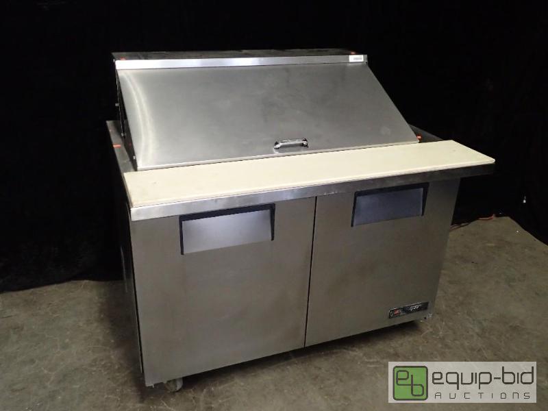 lot 1023 image: True Refrigerated Mega Top Prep Table