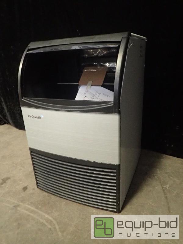lot 1047 image: Ice-O-Matic Under Counter 100lb Ice Maker and Bin