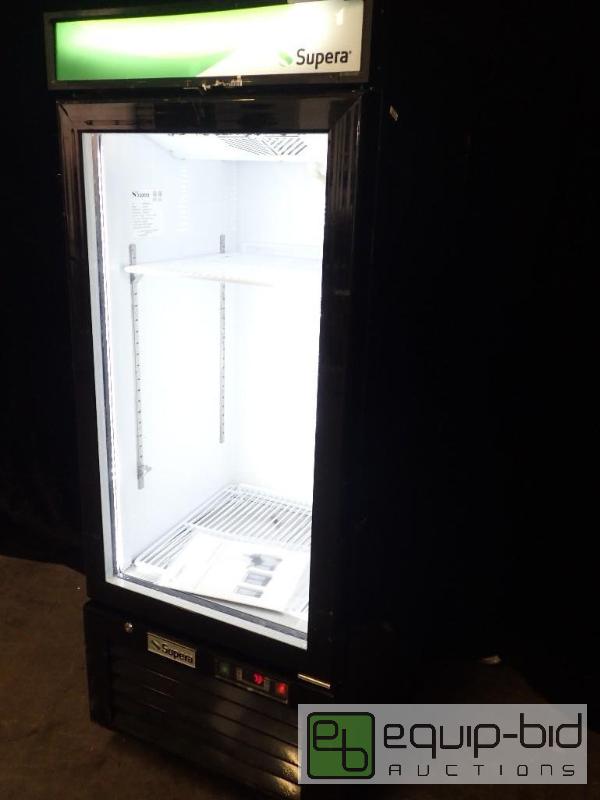 lot 1078 image: Supera Single Glass Door Cooler