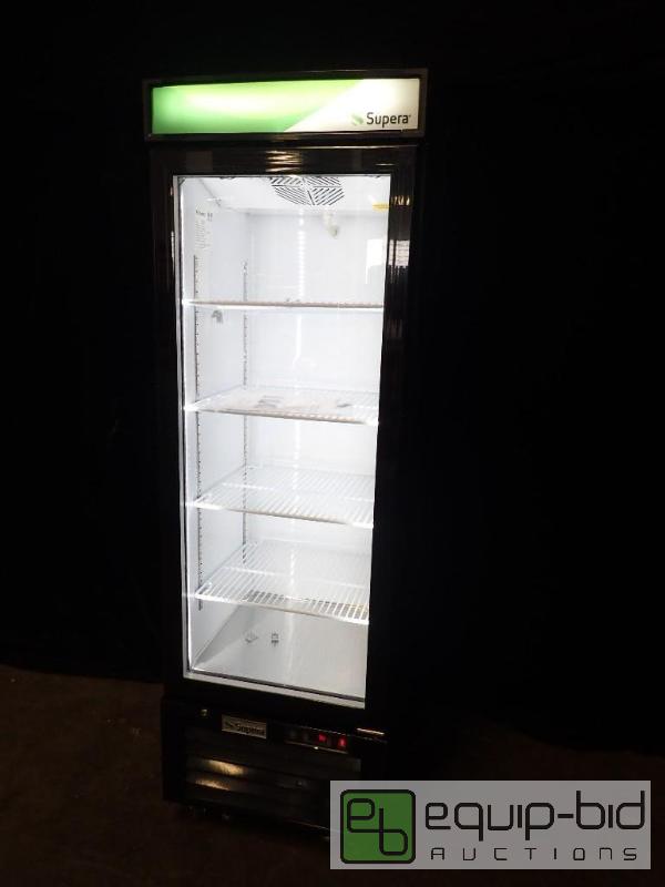 lot 1079 image: Supera Single Glass Door Cooler