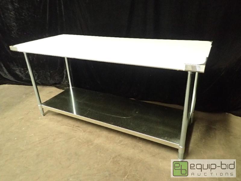 lot 7004 image: B and K Stainless Table with Under Shelf