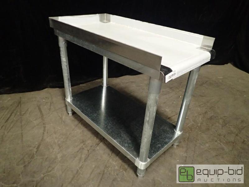 lot 7030 image: B and K Stainless Equipment Stand with Under Shelf