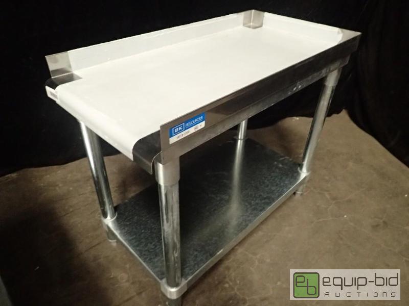 lot 7031 image: B and K Stainless Equipment Stand with Under Shelf