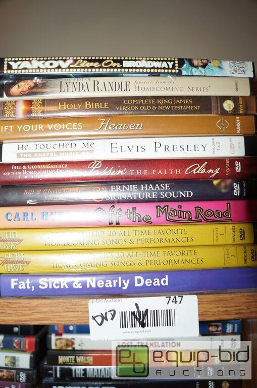 lot 747 image: DVD stack