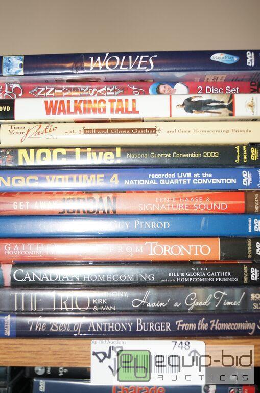 lot 748 image: DVD stack