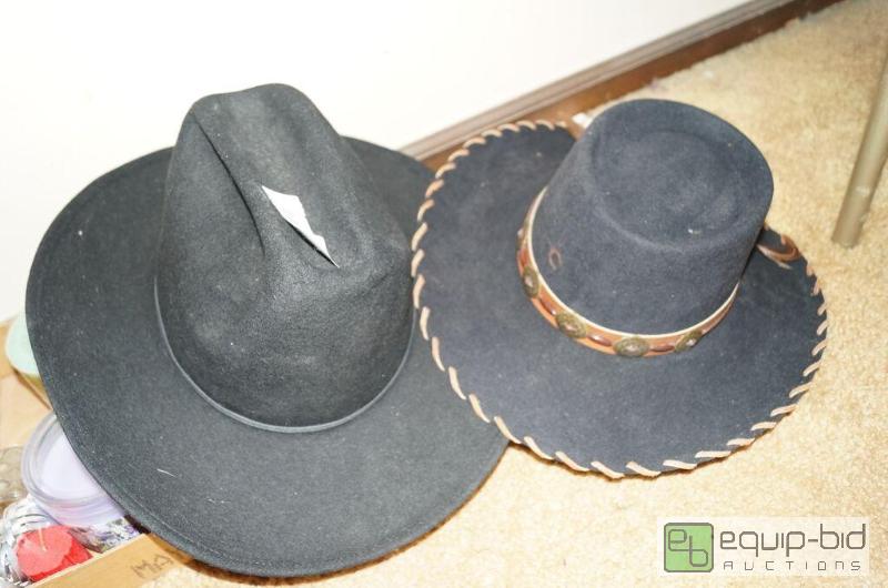 lot 762 image: Group 2 Cowboy Hats - Charlie 1 Horse & Bailey