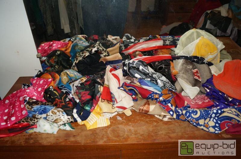 lot 777 image: Massive Lot of Vintage Silk Hankie - Scarf and More